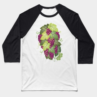 Bunches Of Grapes Baseball T-Shirt